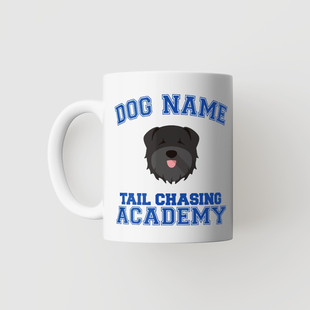 Tail Chasing Academy: Personalized {breedFullName} Mug