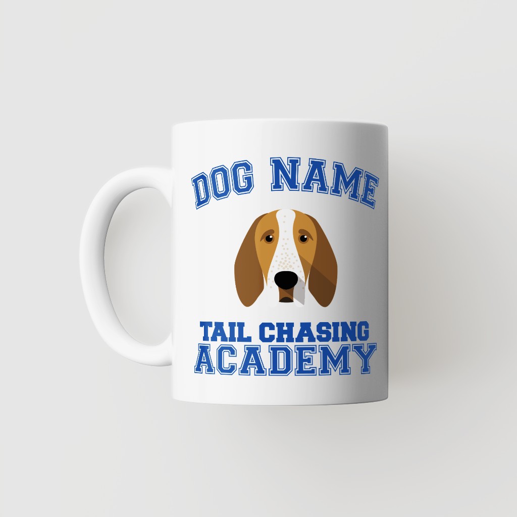Tail Chasing Academy: Personalized {breedFullName} Mug