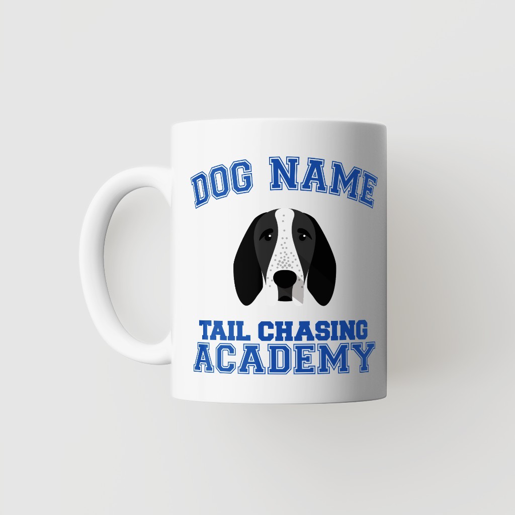 Tail Chasing Academy: Personalized {breedFullName} Mug