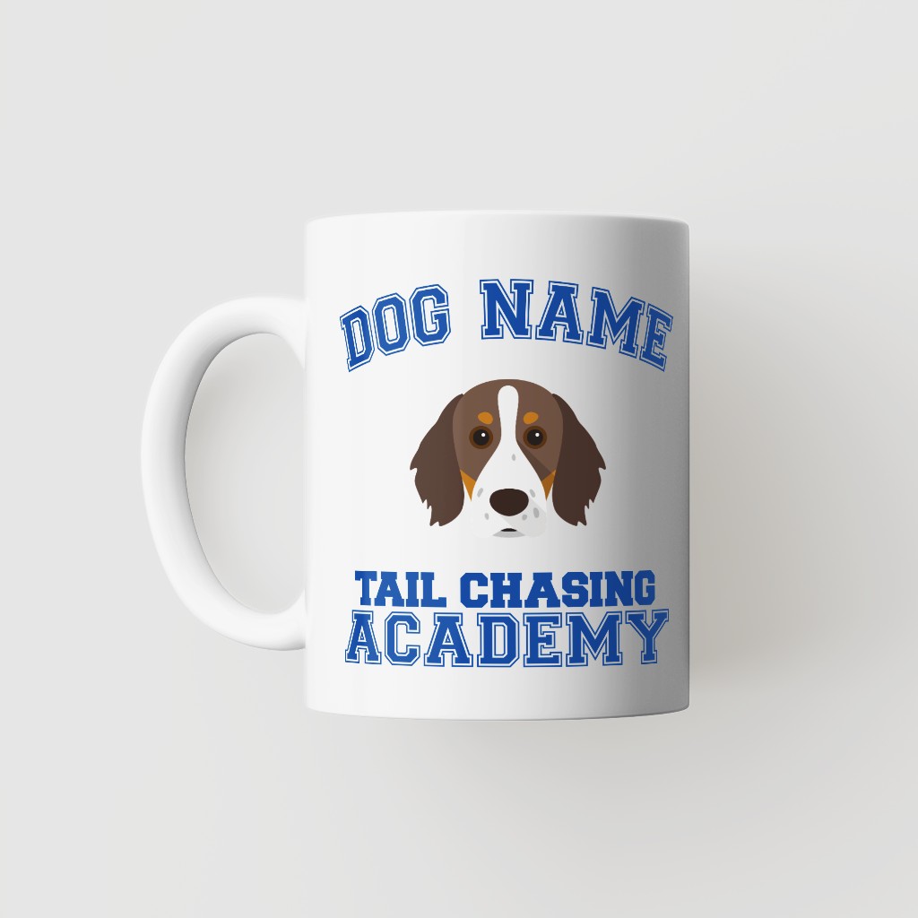 Tail Chasing Academy: Personalized {breedFullName} Mug