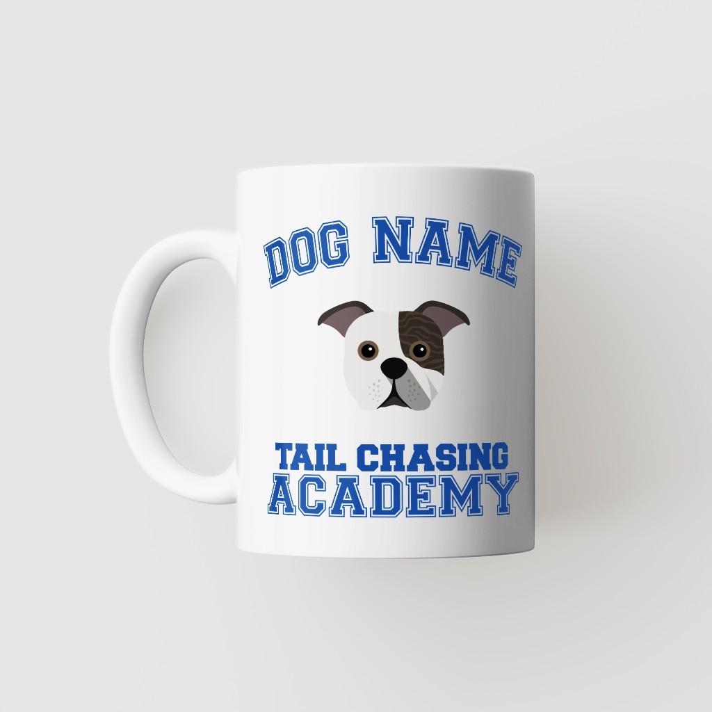 Tail Chasing Academy: Personalized {breedFullName} Mug