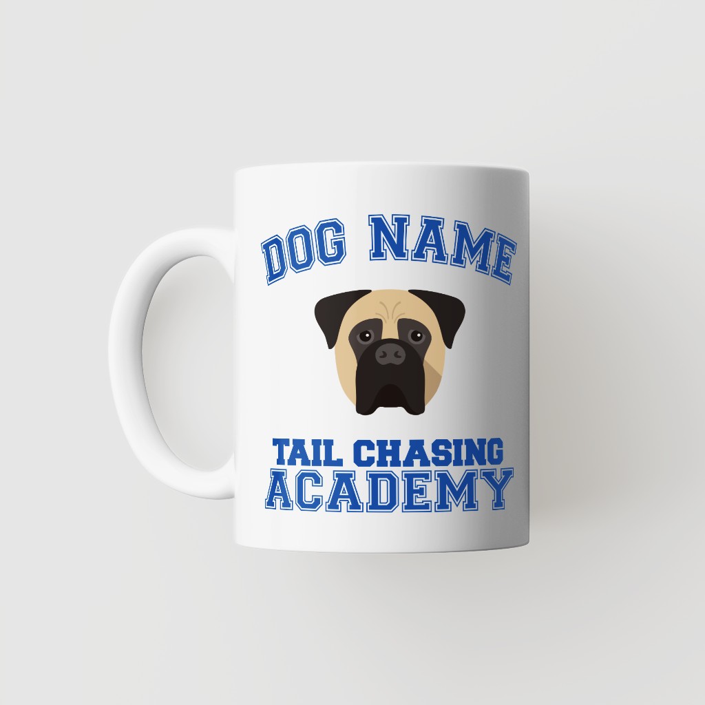 Tail Chasing Academy: Personalized {breedFullName} Mug