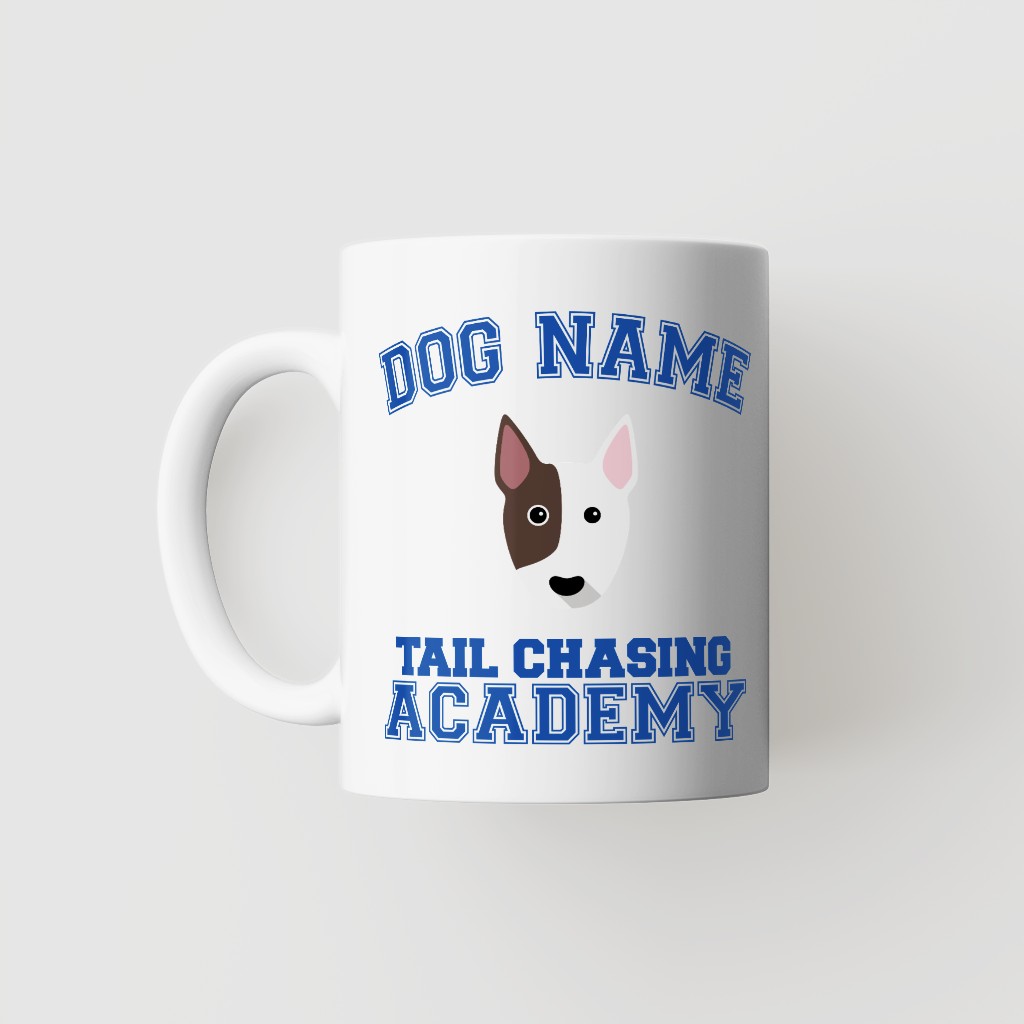 Tail Chasing Academy: Personalized {breedFullName} Mug