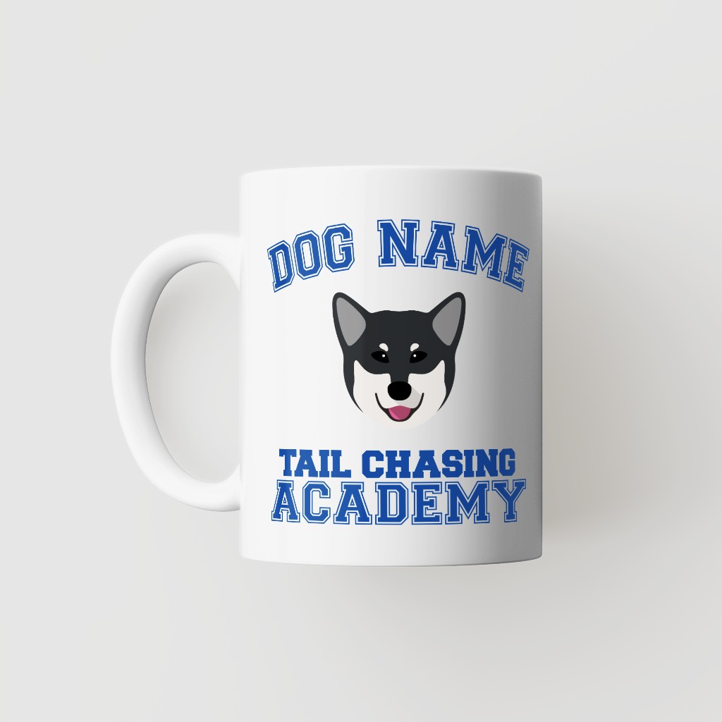 Tail Chasing Academy: Personalized {breedFullName} Mug