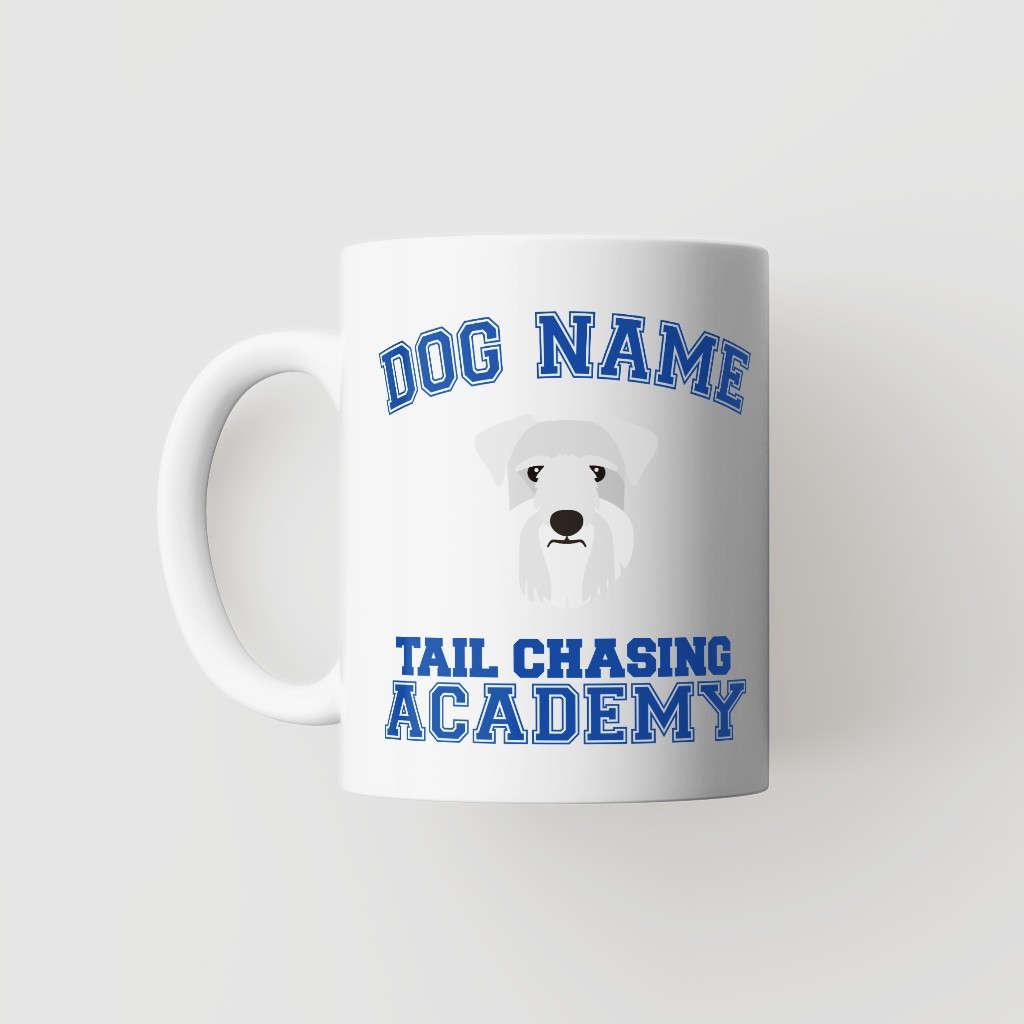 Tail Chasing Academy: Personalized {breedFullName} Mug