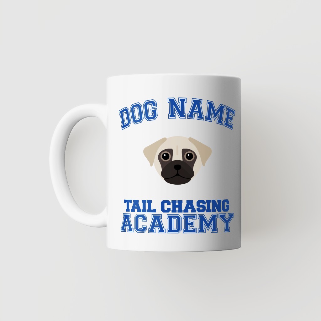 Tail Chasing Academy: Personalized {breedFullName} Mug