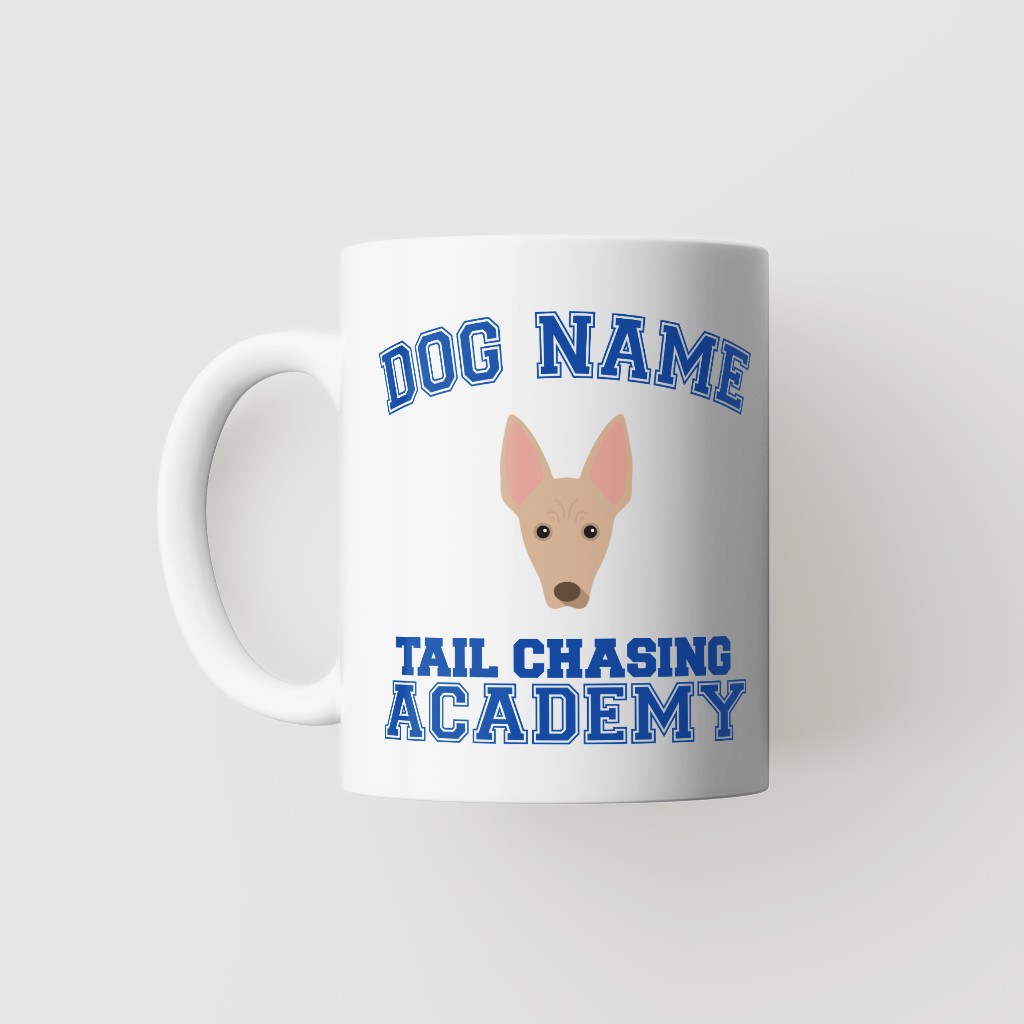 Tail Chasing Academy: Personalized {breedFullName} Mug