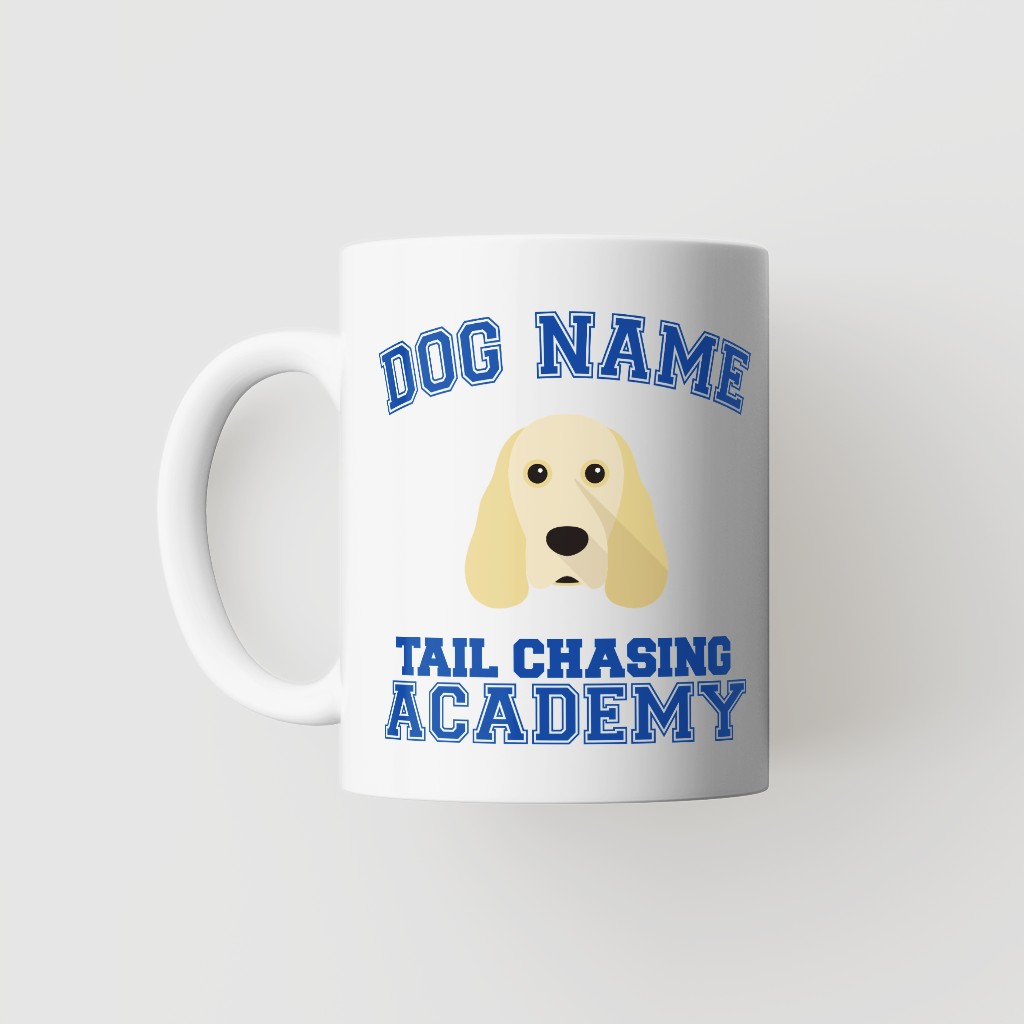 Tail Chasing Academy: Personalized {breedFullName} Mug