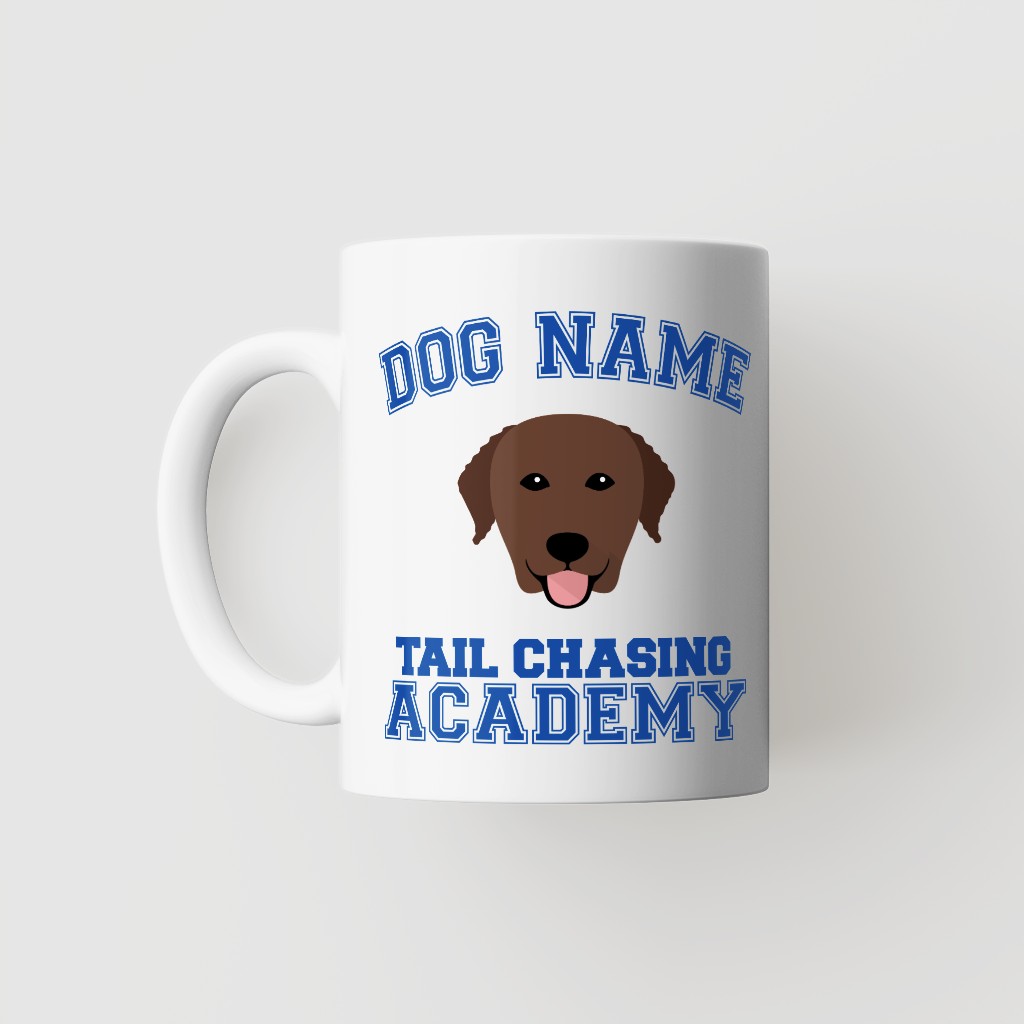 Tail Chasing Academy: Personalized {breedFullName} Mug
