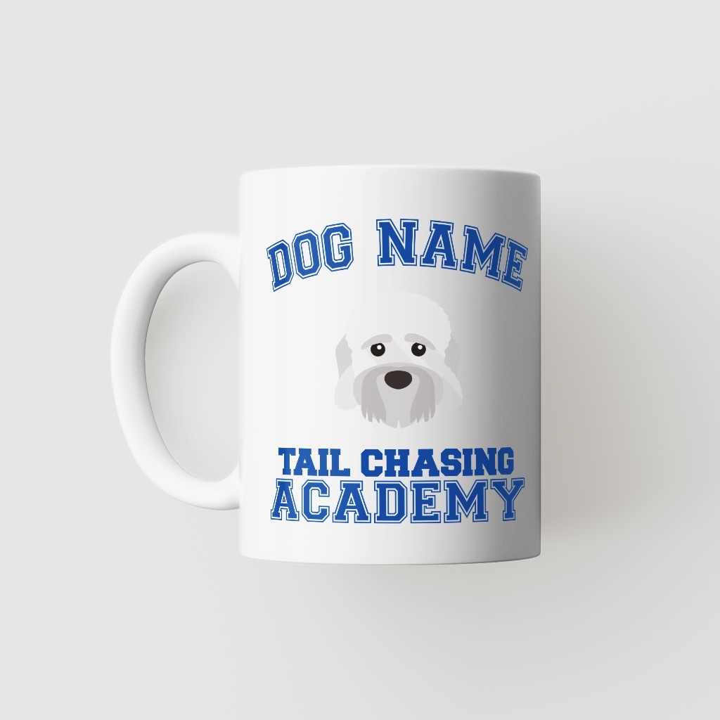 Tail Chasing Academy: Personalized {breedFullName} Mug