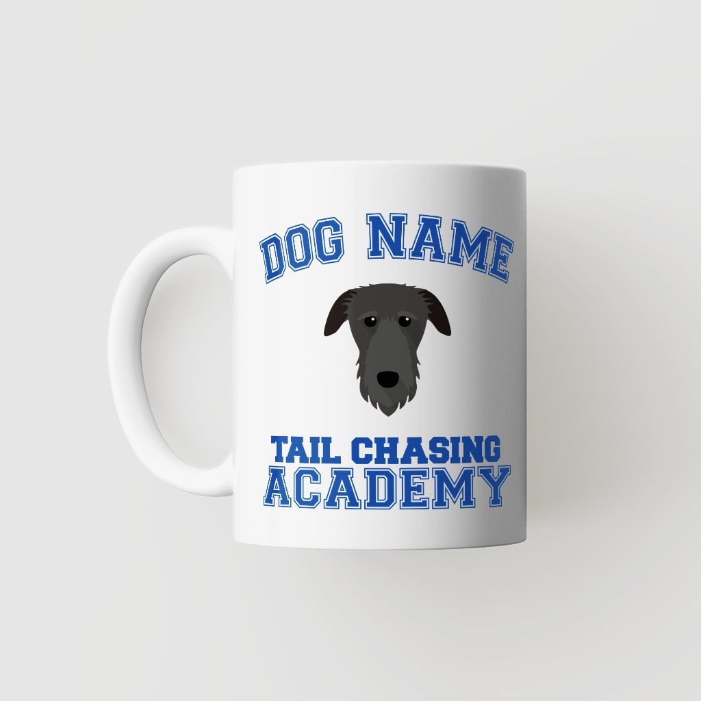 Tail Chasing Academy: Personalized {breedFullName} Mug