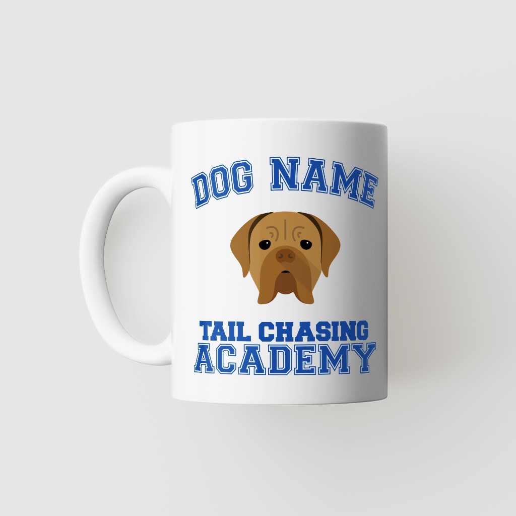 Tail Chasing Academy: Personalized {breedFullName} Mug