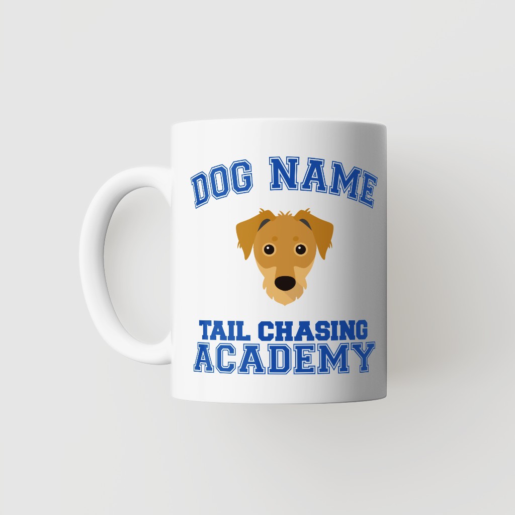 Tail Chasing Academy: Personalized {breedFullName} Mug