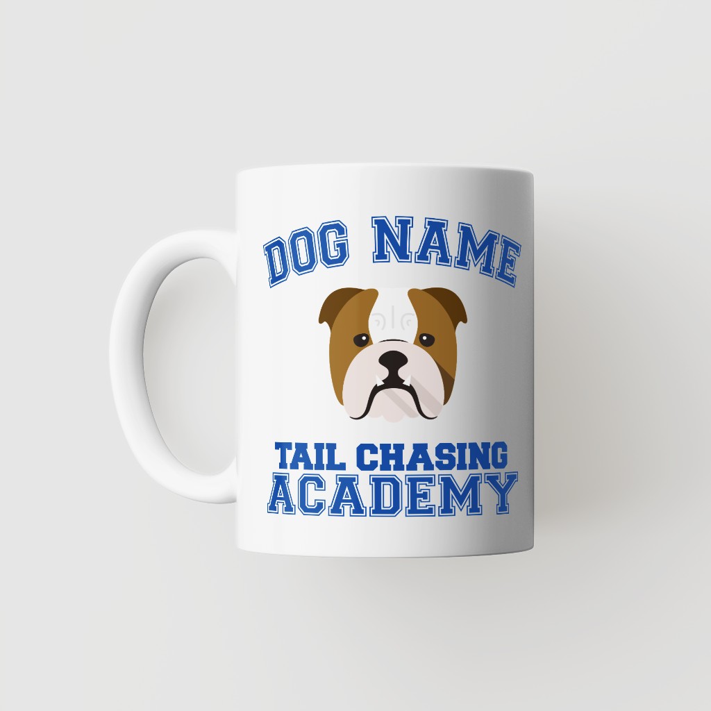 Tail Chasing Academy: Personalized {breedFullName} Mug