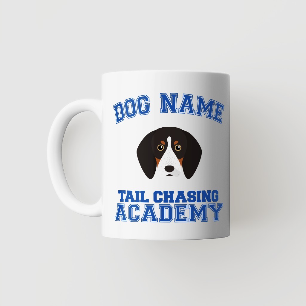 Tail Chasing Academy: Personalized {breedFullName} Mug
