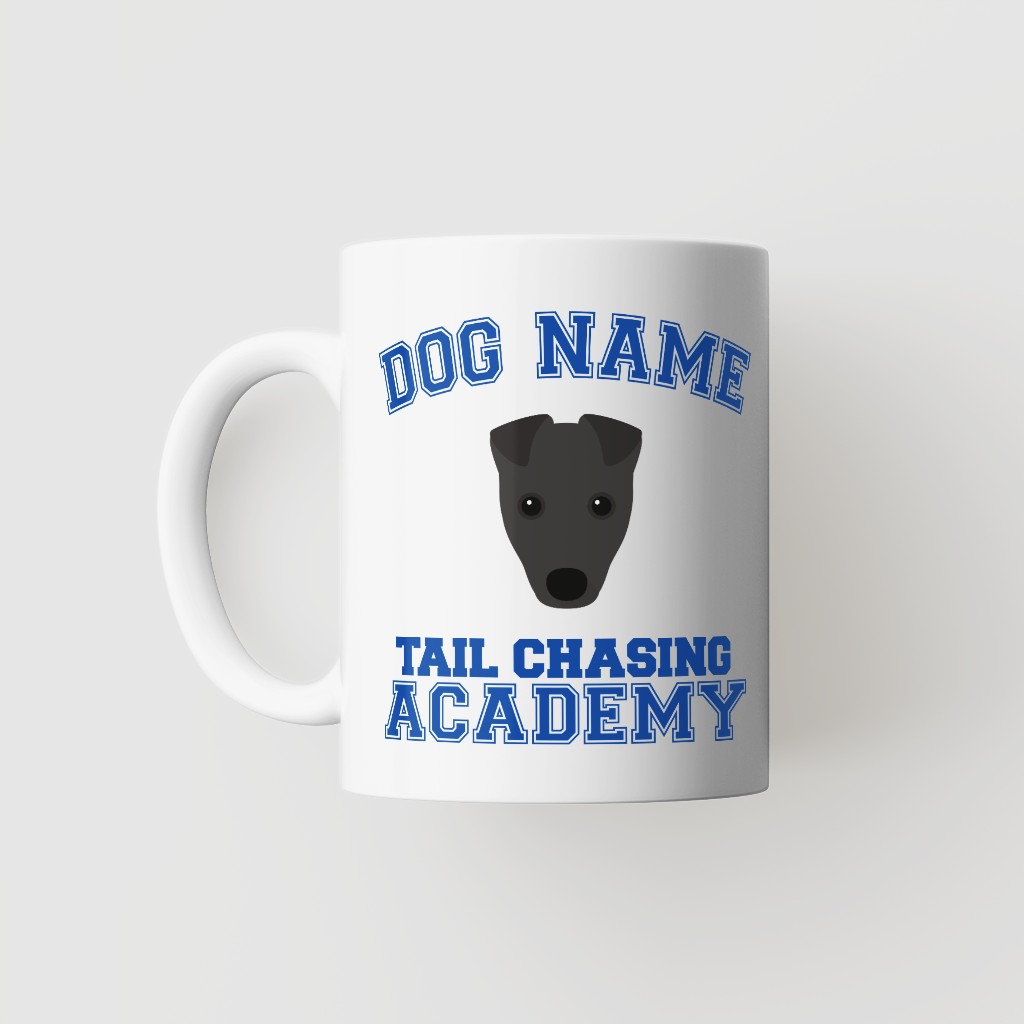 Tail Chasing Academy: Personalized {breedFullName} Mug