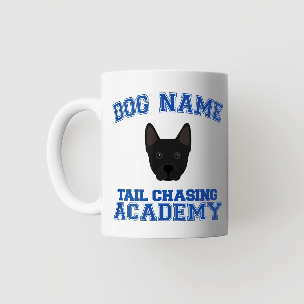 Tail Chasing Academy: Personalized {breedFullName} Mug