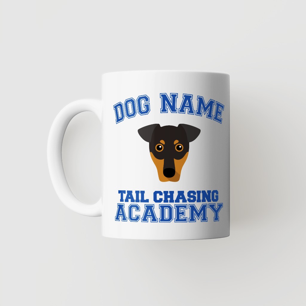 Tail Chasing Academy: Personalized {breedFullName} Mug