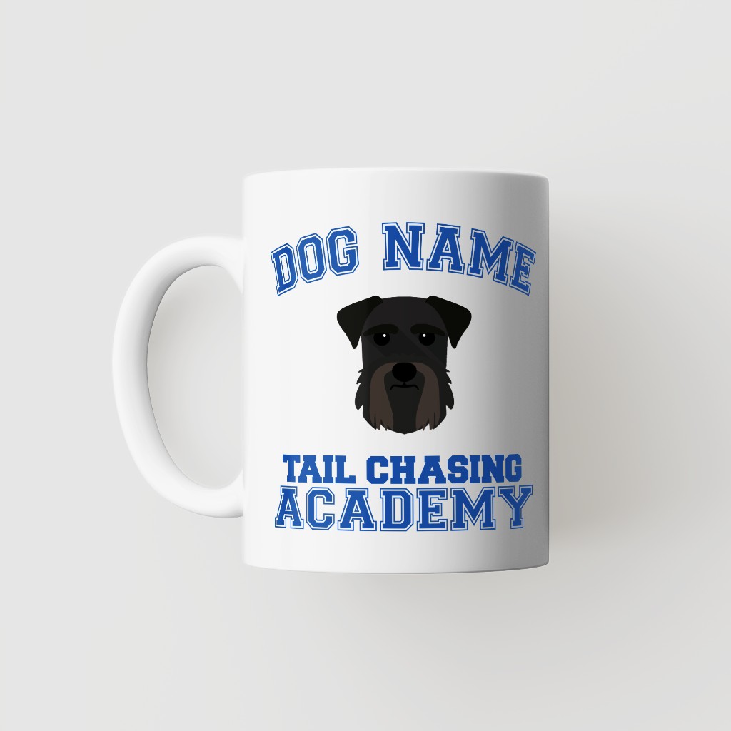 Tail Chasing Academy: Personalized {breedFullName} Mug