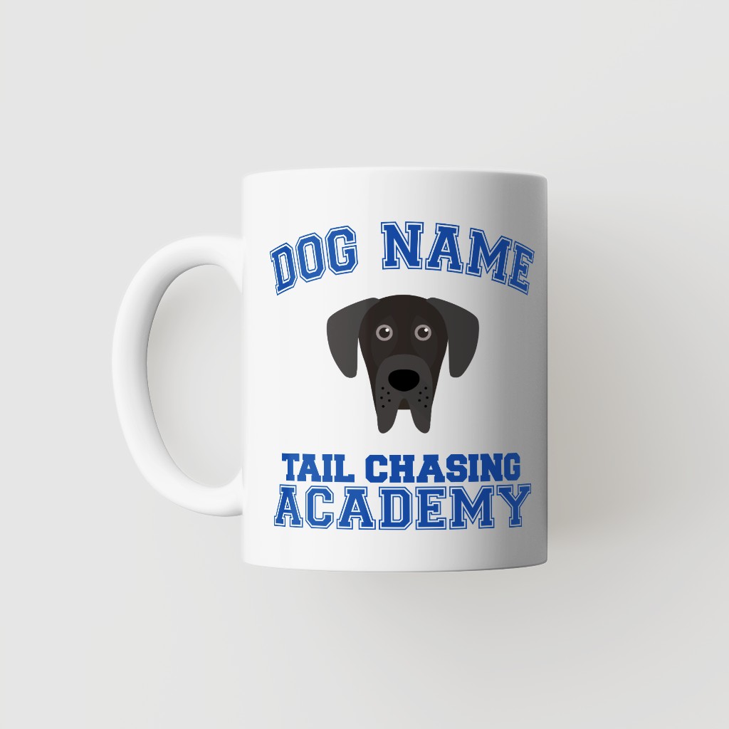 Tail Chasing Academy: Personalized {breedFullName} Mug
