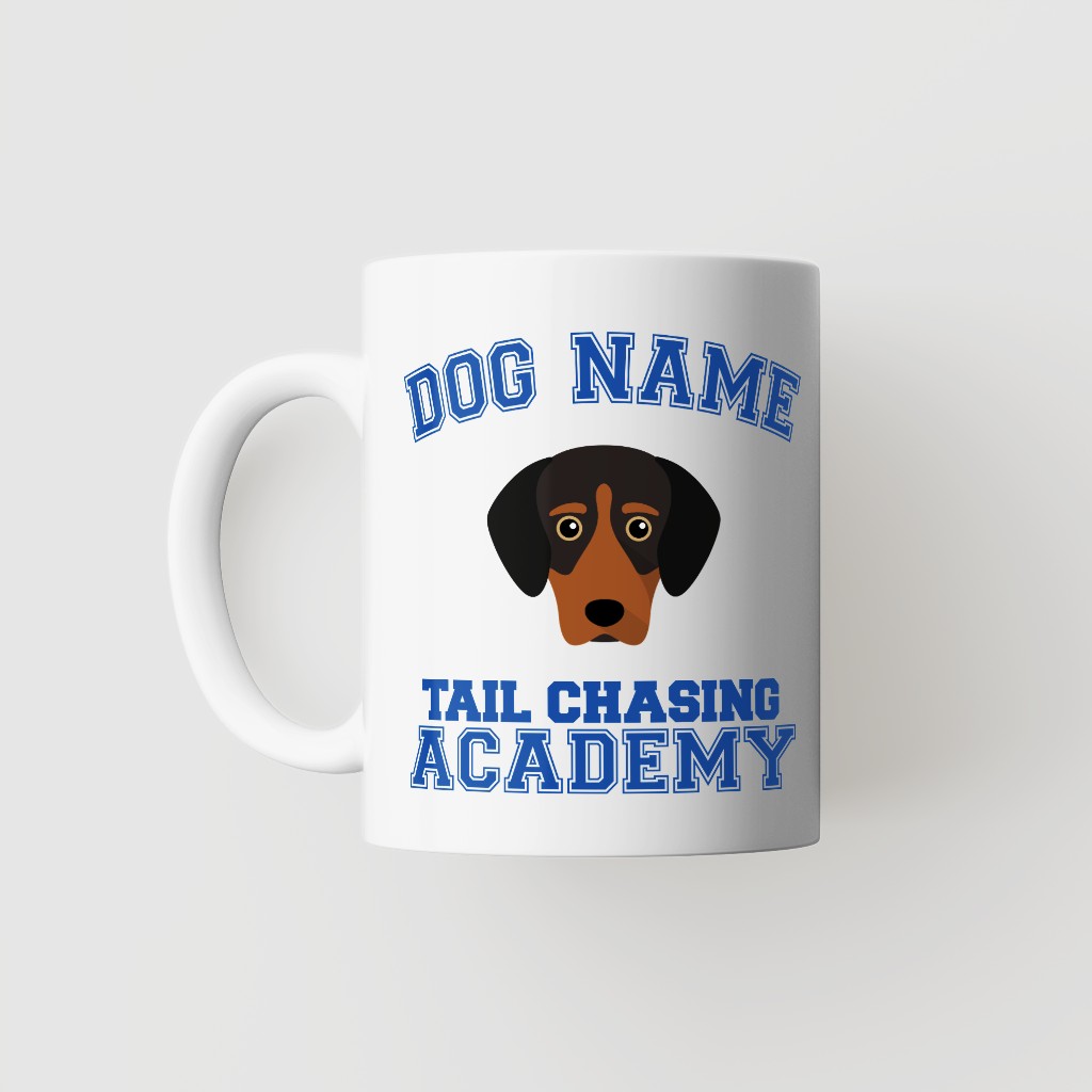 Tail Chasing Academy: Personalized {breedFullName} Mug