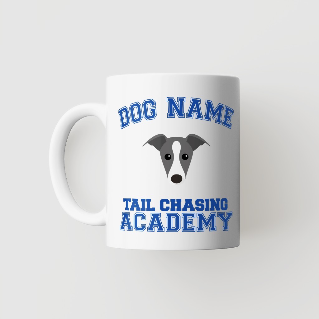 Tail Chasing Academy: Personalized {breedFullName} Mug
