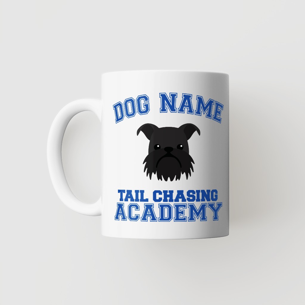 Tail Chasing Academy: Personalized {breedFullName} Mug