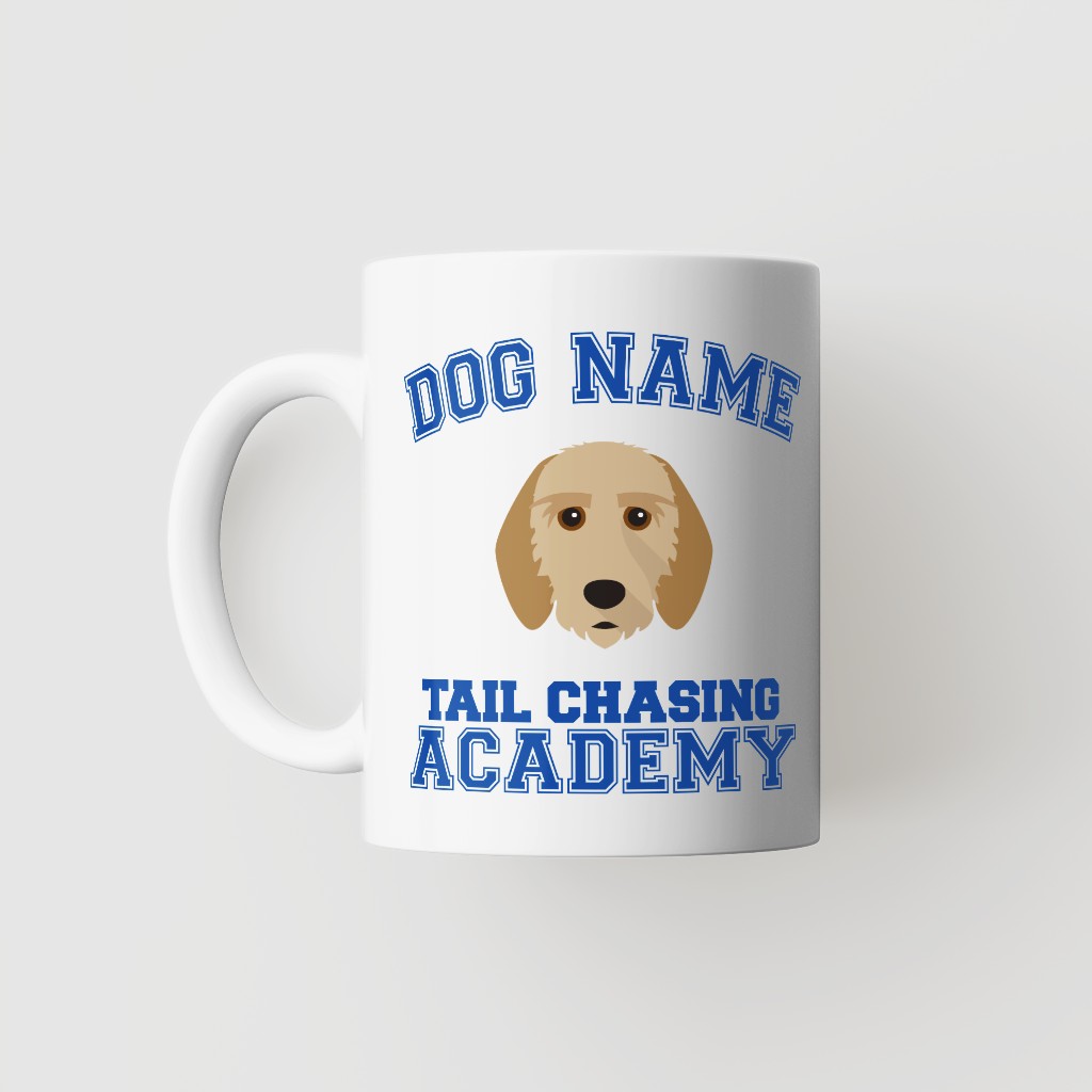 Tail Chasing Academy: Personalized {breedFullName} Mug