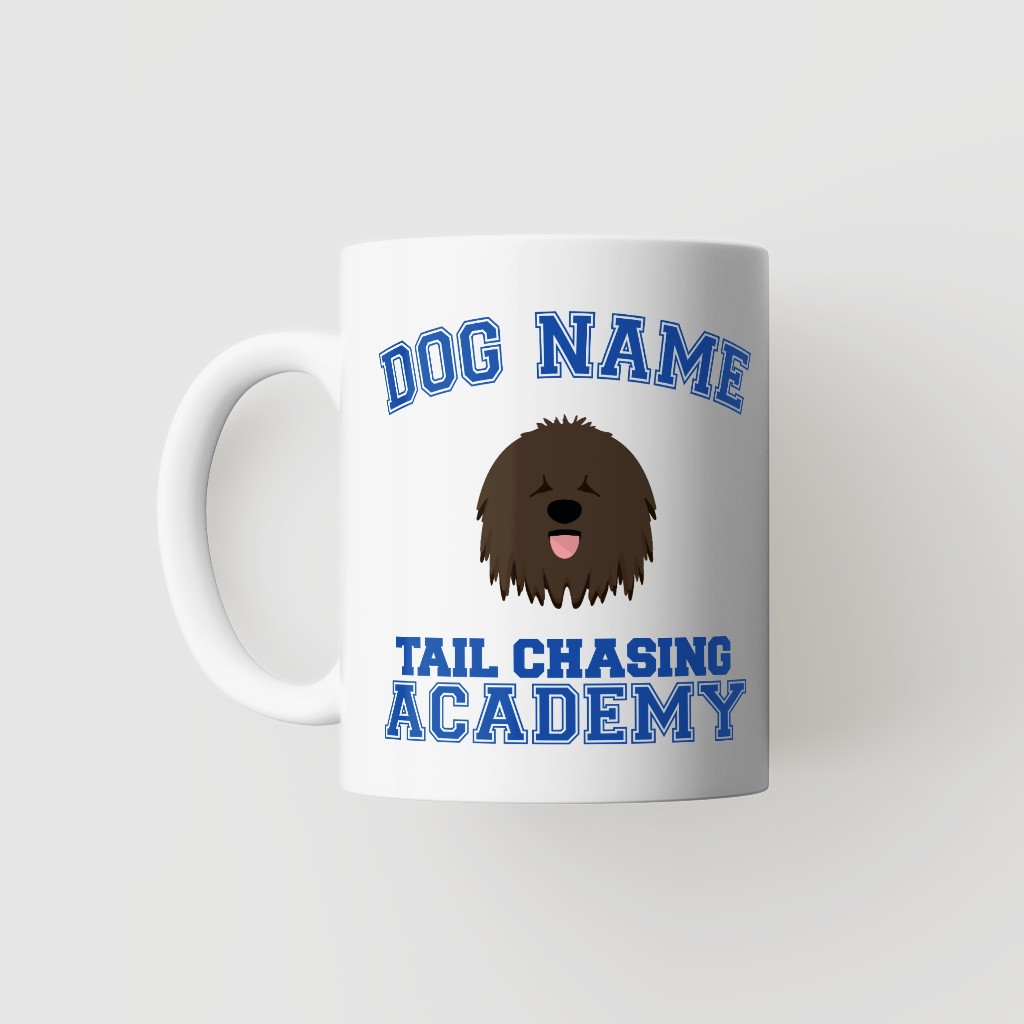 Tail Chasing Academy: Personalized {breedFullName} Mug