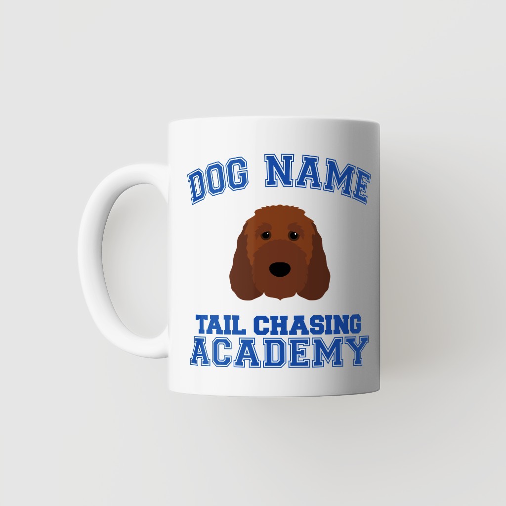 Tail Chasing Academy: Personalized {breedFullName} Mug