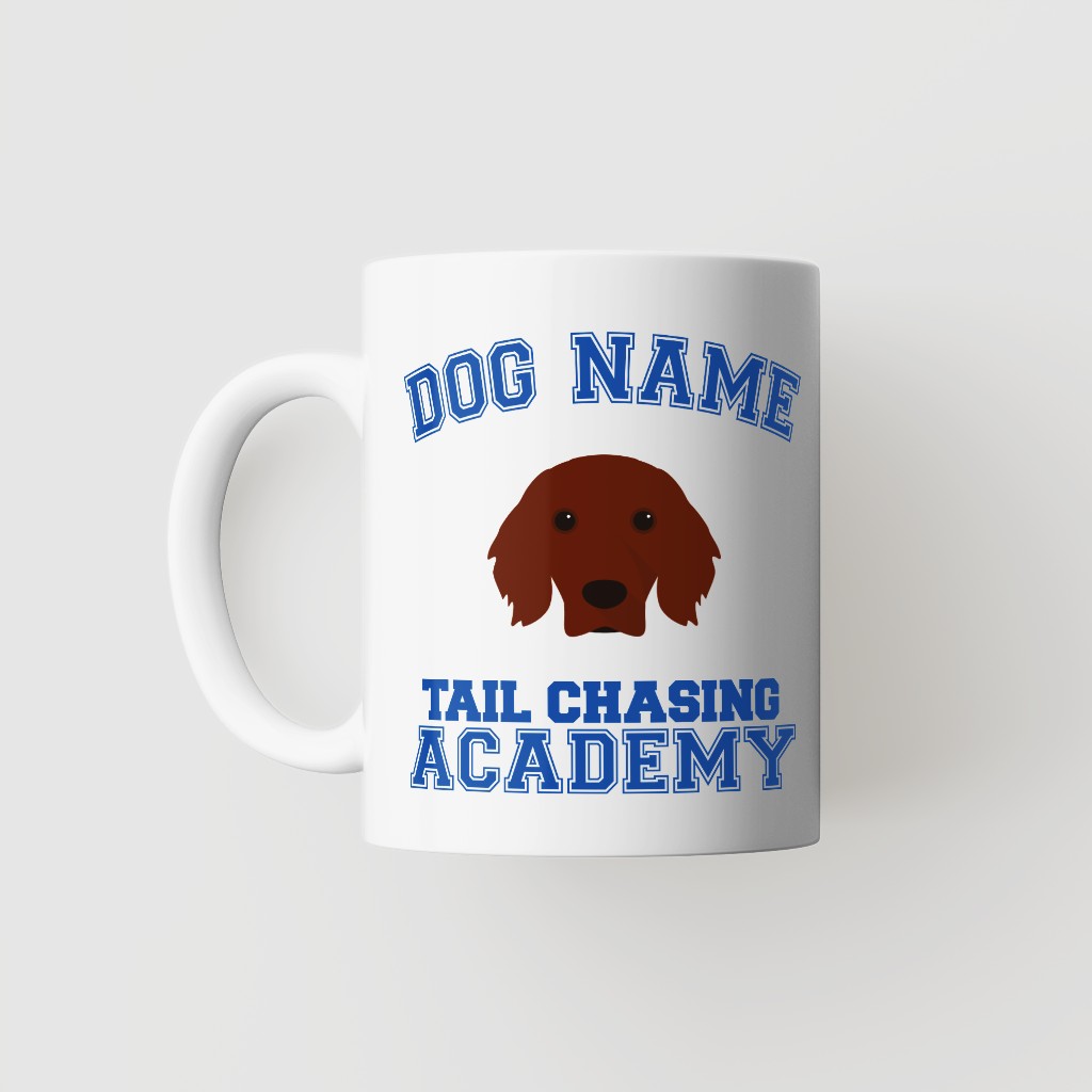 Tail Chasing Academy: Personalized {breedFullName} Mug