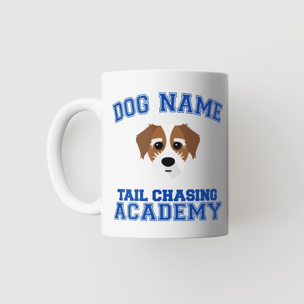 Tail Chasing Academy: Personalized {breedFullName} Mug
