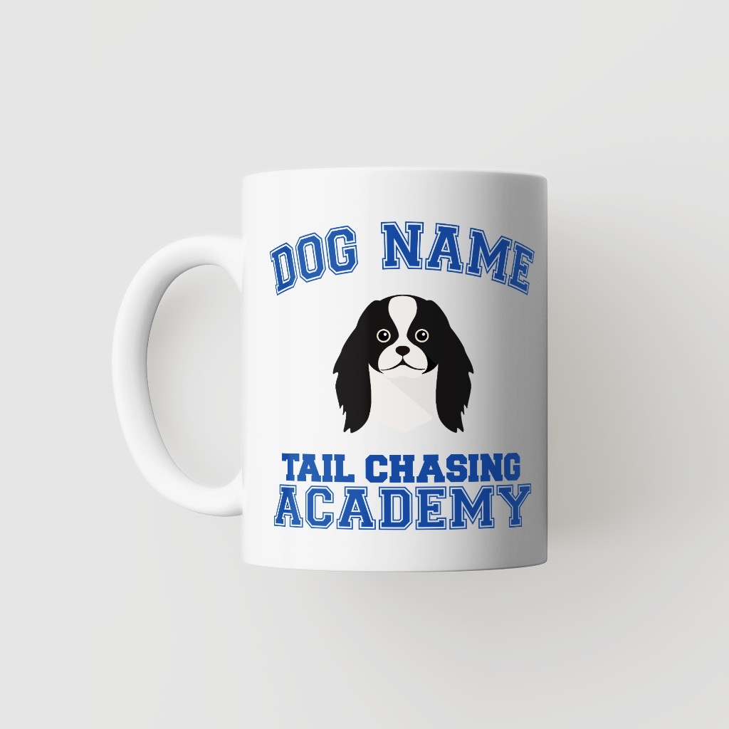 Tail Chasing Academy: Personalized {breedFullName} Mug