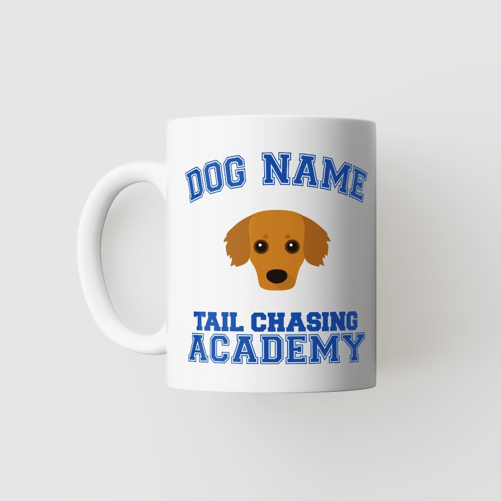 Tail Chasing Academy: Personalized {breedFullName} Mug
