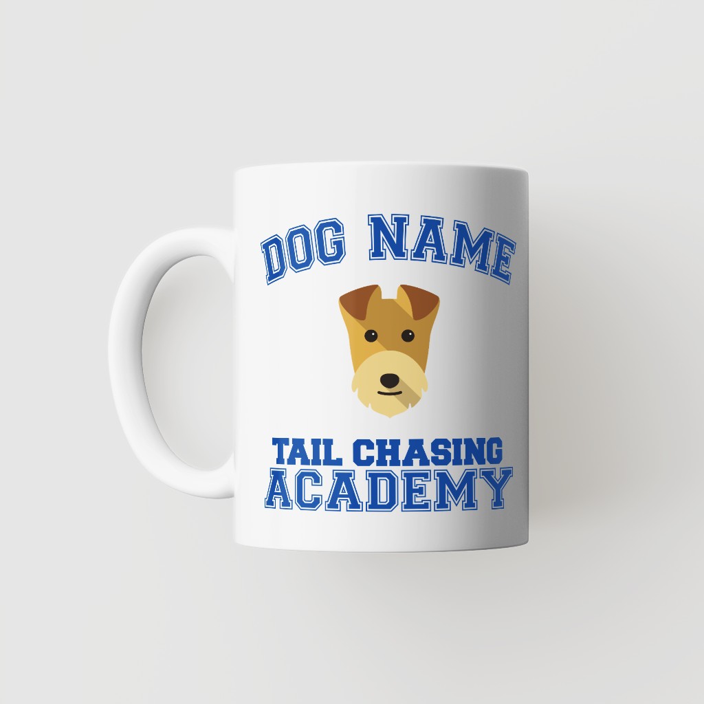 Tail Chasing Academy: Personalized {breedFullName} Mug