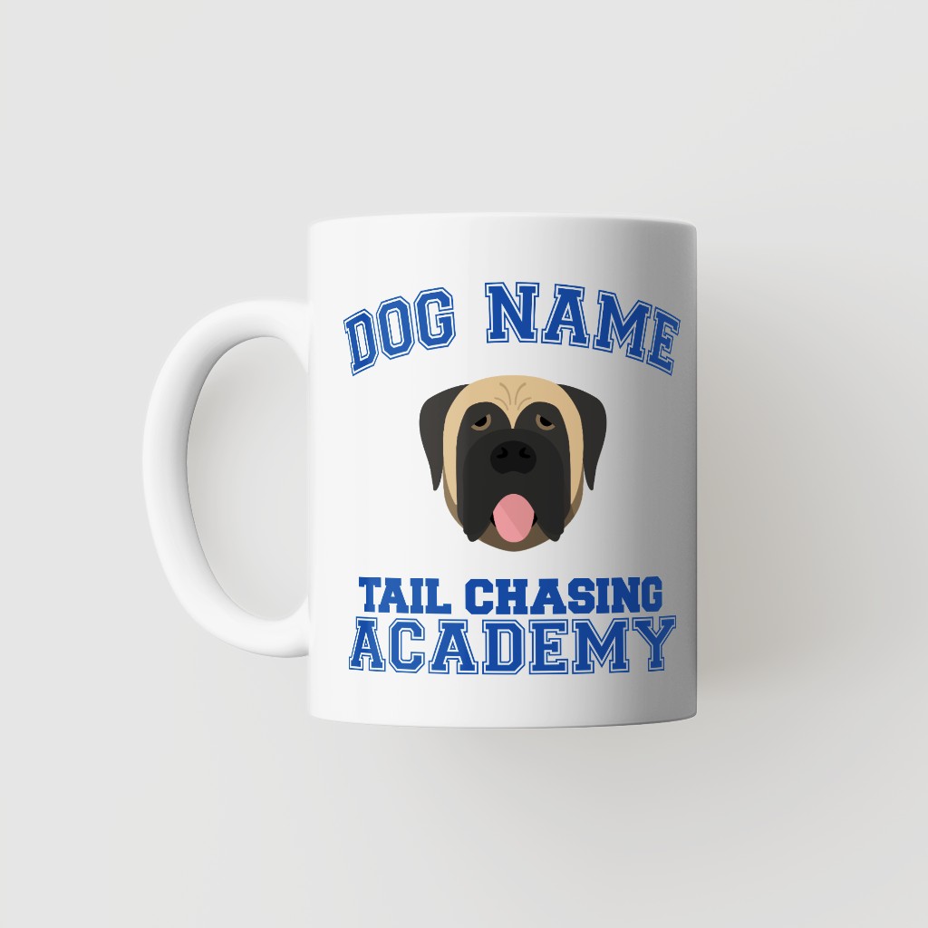 Tail Chasing Academy: Personalized {breedFullName} Mug