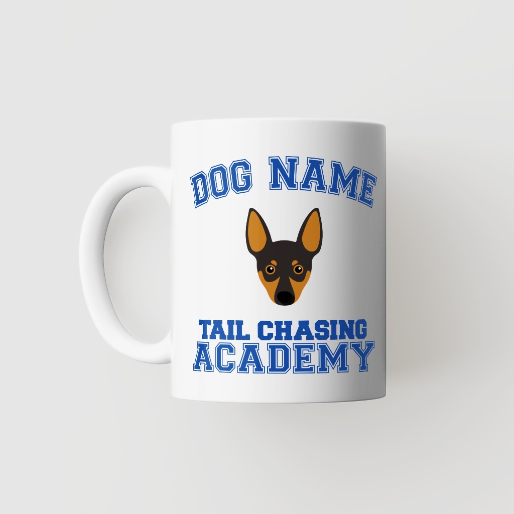 Tail Chasing Academy: Personalized {breedFullName} Mug