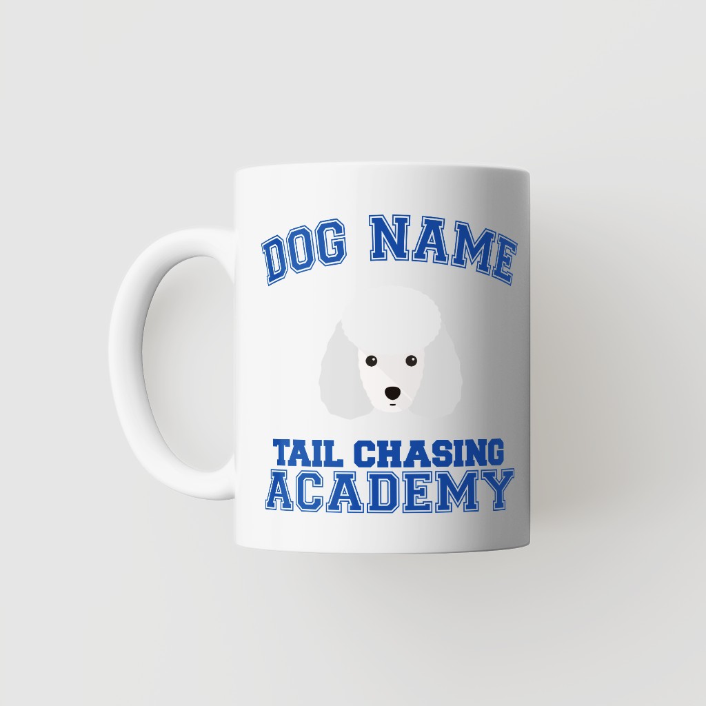 Tail Chasing Academy: Personalized {breedFullName} Mug