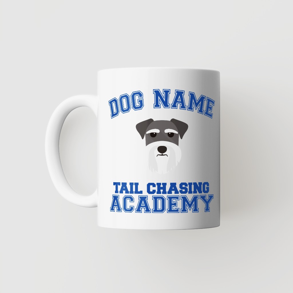 Tail Chasing Academy: Personalized {breedFullName} Mug