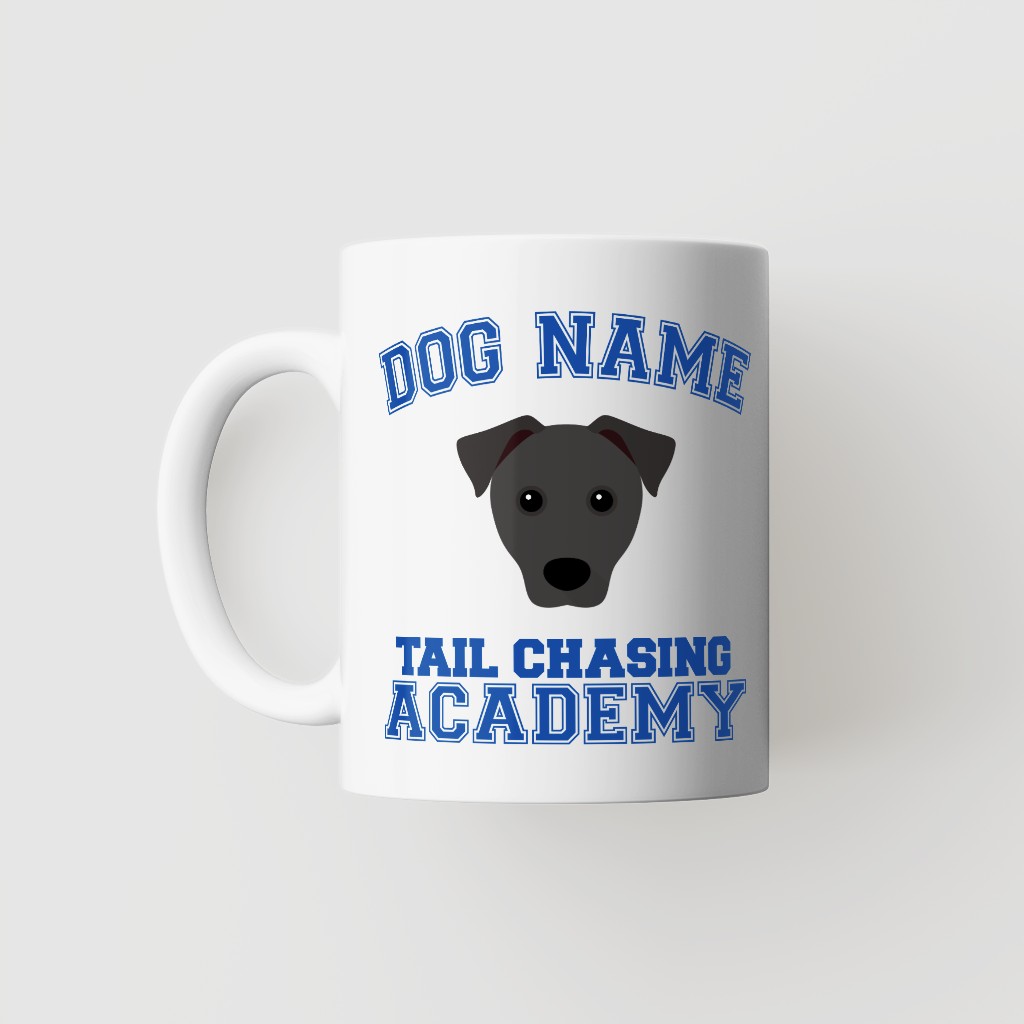 Tail Chasing Academy: Personalized {breedFullName} Mug