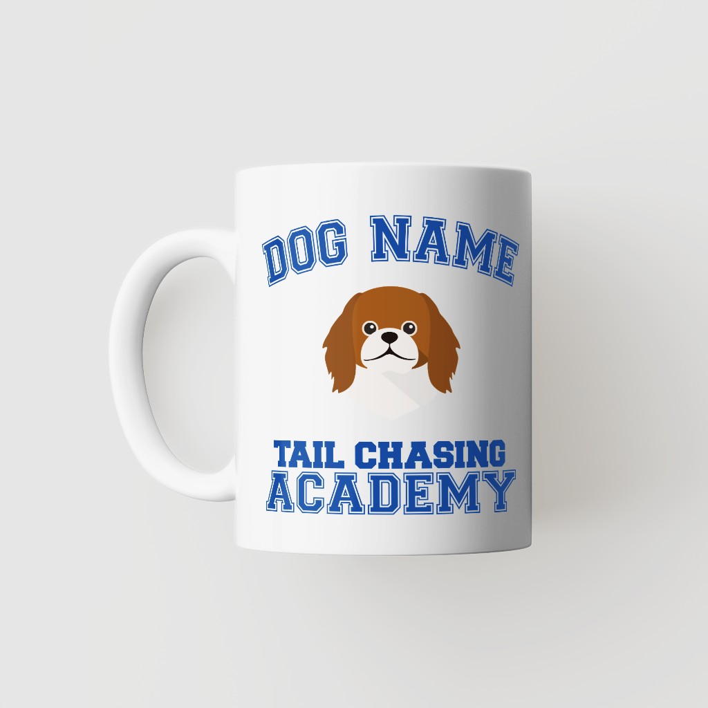 Tail Chasing Academy: Personalized {breedFullName} Mug
