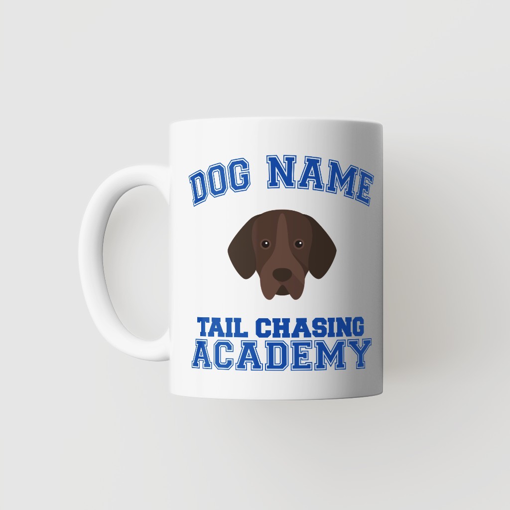 Tail Chasing Academy: Personalized {breedFullName} Mug