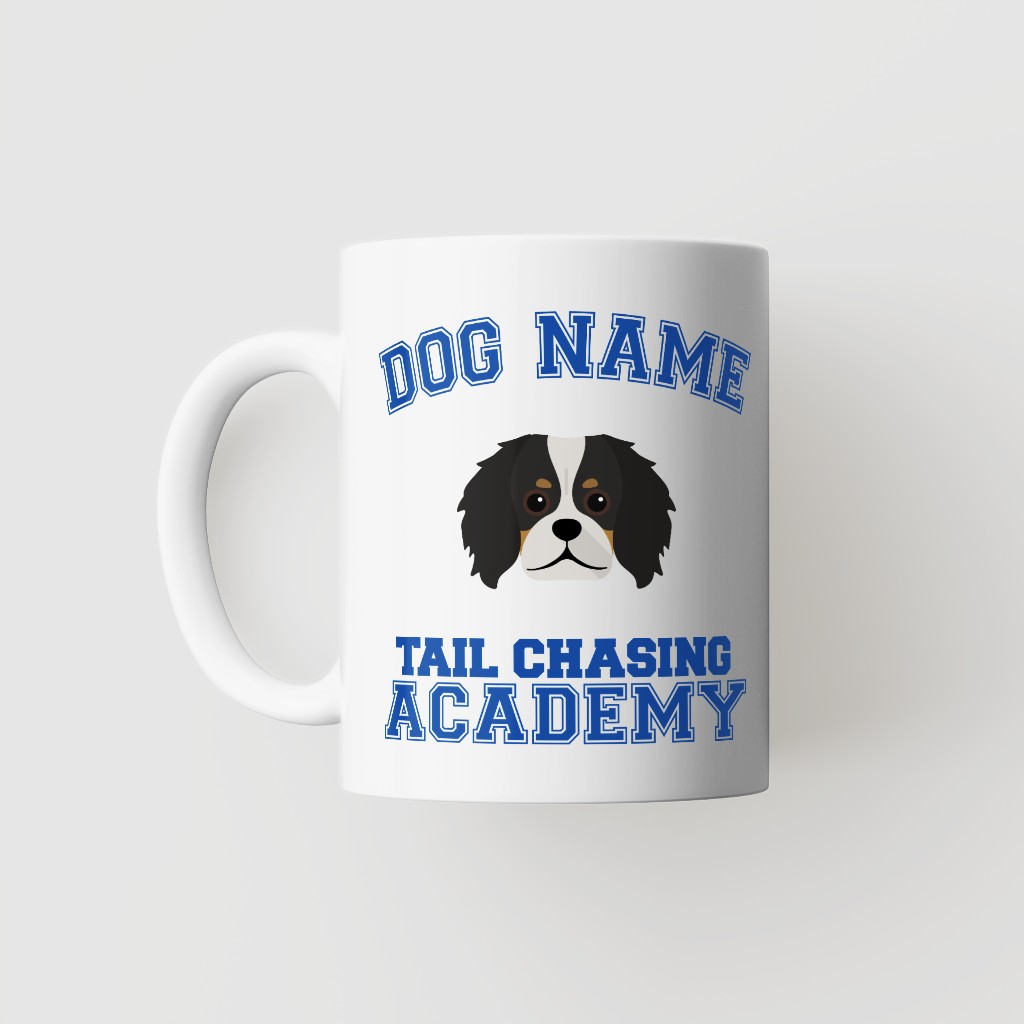 Tail Chasing Academy: Personalized {breedFullName} Mug