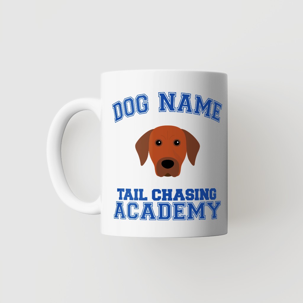 Tail Chasing Academy: Personalized {breedFullName} Mug