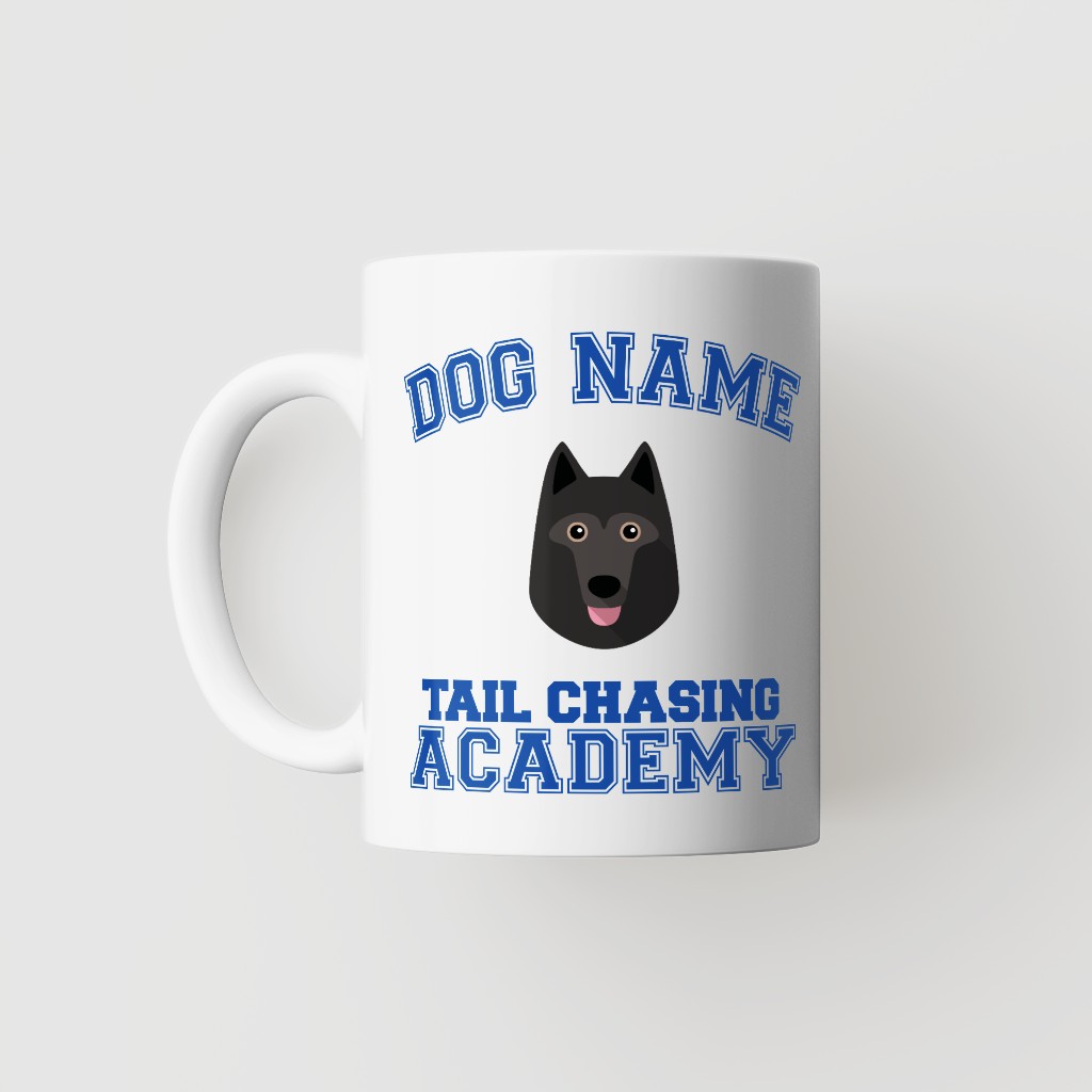 Tail Chasing Academy: Personalized {breedFullName} Mug