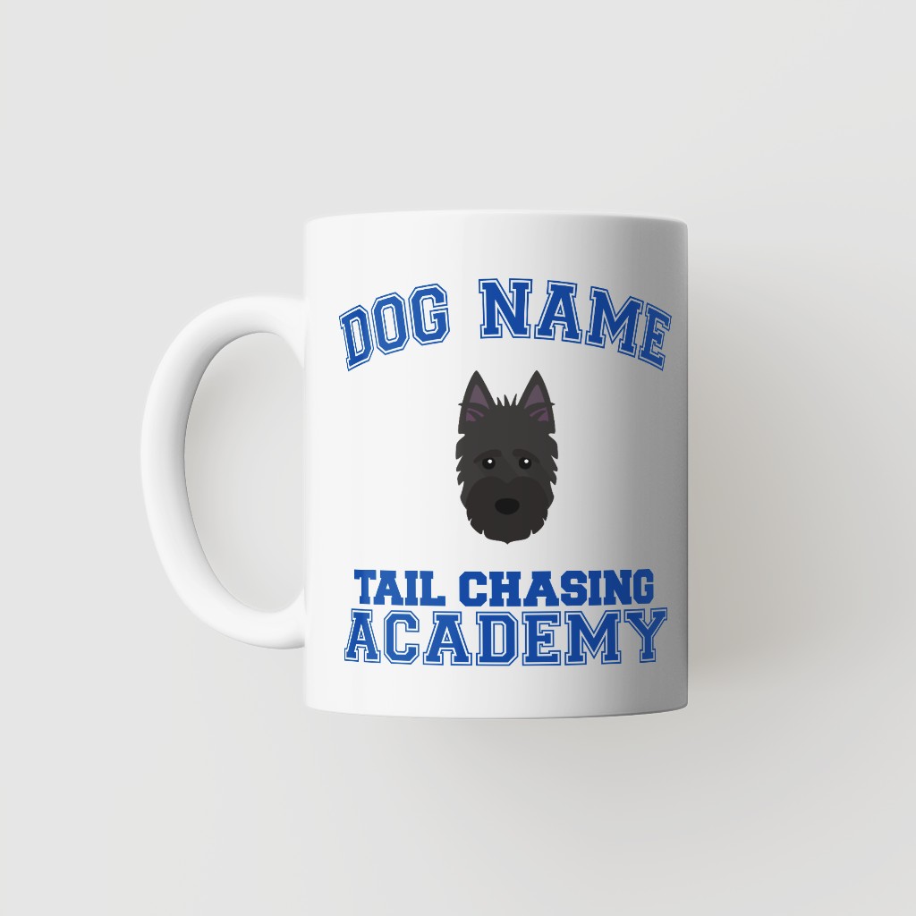 Tail Chasing Academy: Personalized {breedFullName} Mug