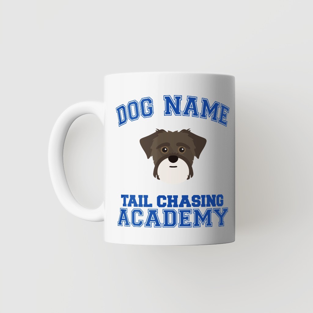 Tail Chasing Academy: Personalized {breedFullName} Mug