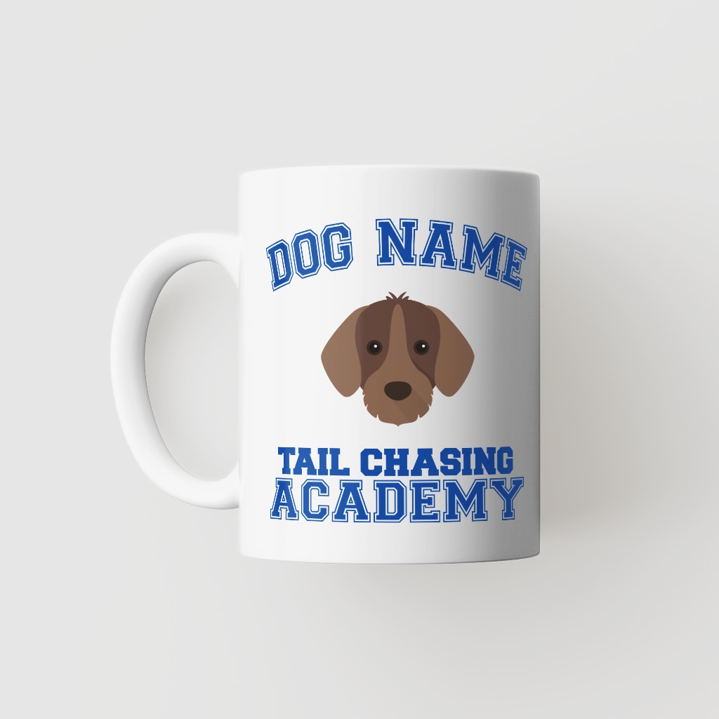 Tail Chasing Academy: Personalized {breedFullName} Mug