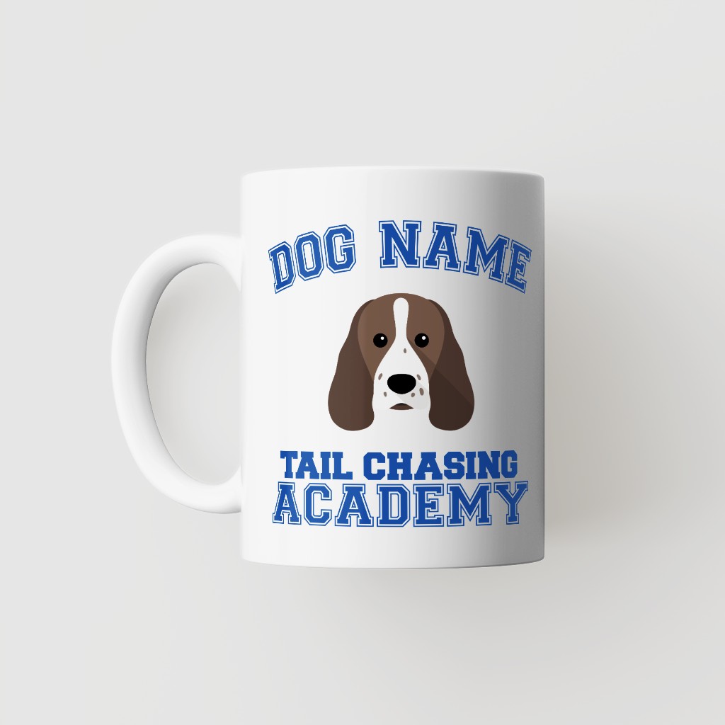Tail Chasing Academy: Personalized {breedFullName} Mug