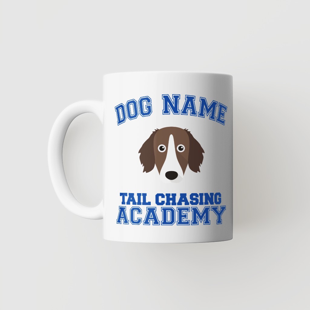 Tail Chasing Academy: Personalized {breedFullName} Mug